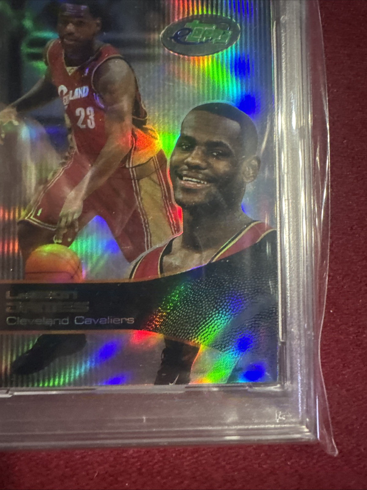 LEBRON JAMES 2003-04 eTopps Topps #43 RC Rookie Card PSA 10 Gem Mint view 6