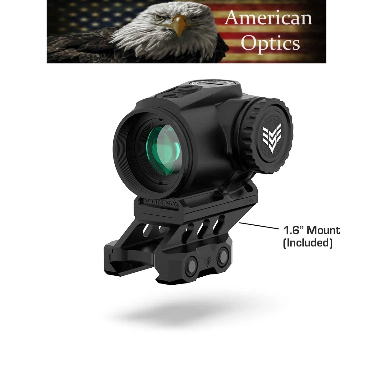 SWAMPFOX RMPS120-R6 Raider 1x20 Micro Prism 6 MOA Red Dot