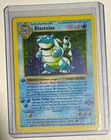 Pokémon Blastoise Holo Card 2/102 Base Set Shadowless 1st Edition