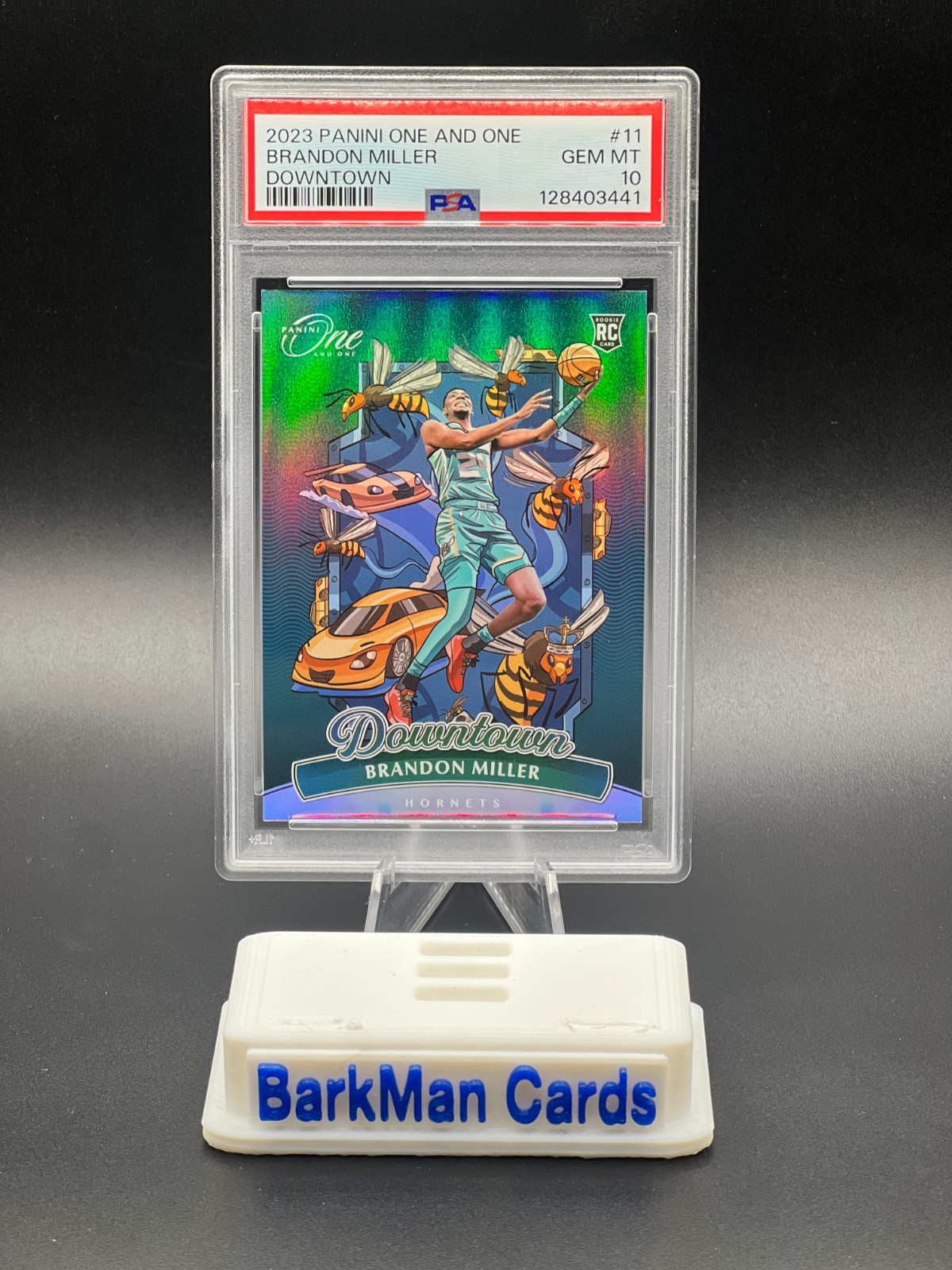 2023-24 PANINI ONE AND ONE BRANDON MILLER  DOWNTOWN ROOKIE (RC) PSA 10