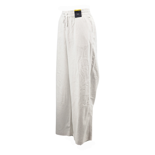 M&S Collection Women's Linen Rich Wide Leg Trousers - Picture 2 of 5