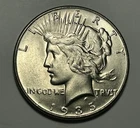 1935 PEACE DOLLAR BU