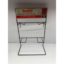 Vintage Scotch Masking Tape No 233 Metal Display Rack 3M Advertising Sign Stand