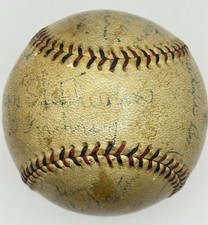 RARE 1933 Chicago White Sox and Pittsburgh Pirates Signed Baseball, JSA LOA