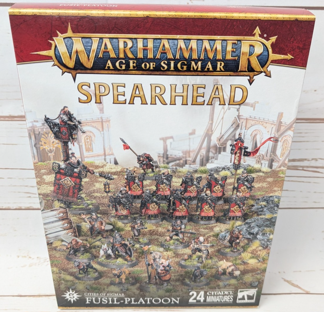 Warhammer Age of Sigmar Spearhead Cities of Sigmar Fusil-Platoon