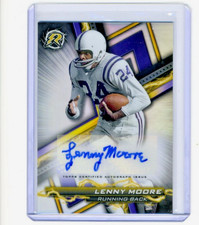 Lenny Moore HOF 2023 Topps Composite Resurgence Certified Autograph Auto RA-LM
