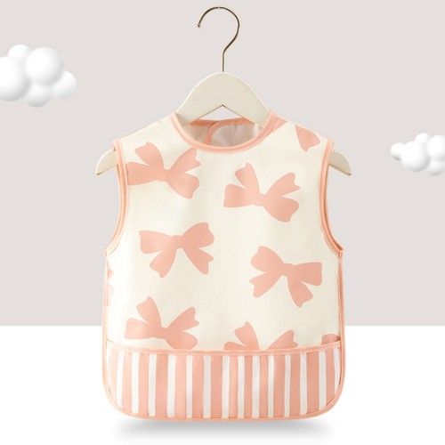Pocket Design Waterproof Baby Bibs Adjustable Baby Apron  Children Wear - Bild 10 von 11