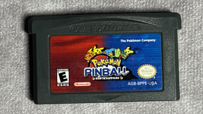 Pokemon Pinball Ruby & Sapphire Nintendo Game Boy Advance GBA AGB-BPPE-USA