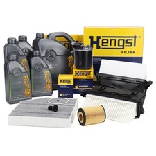 HENGST Filterset 4-tlg 9L ORIGINAL 5W30 MB 229.52 für MERCEDES W213 X/C253 OM642 HENGST Filterset 4-tlg 9L ORIGINAL 5W30 MB 229.52 für MERCEDES W213 X/C253 OM642