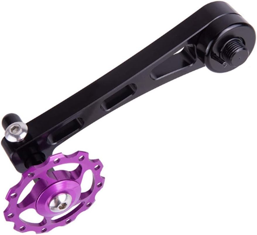 JIANWEI Bike Chain Tensioner, Guide Protector, Aluminum Black 