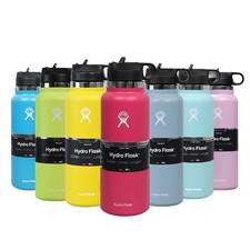 Hydro Flask 40/32 Oz Wide Mouth Straw Lid - W...