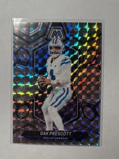 Dak Prescott 2024 Panini Mosaic Silver Mosaic Dallas Cowboys