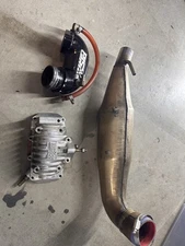 1991-95 Kawasaki 550sx PJS Exhaust Reed Motor Good Condition