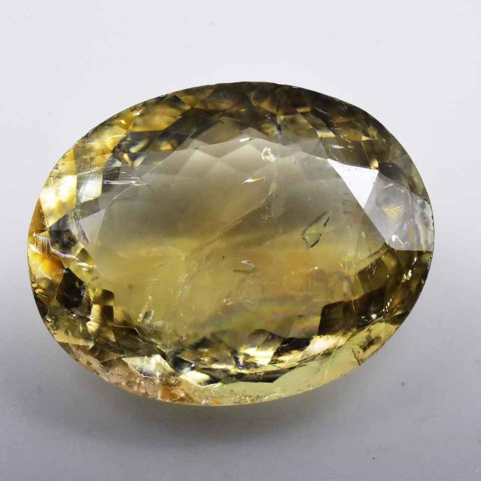 4,65 ct natürlicher gelber Turmalin oval GTL-zertifizierter unbehandelter... - Bild 3 von 4