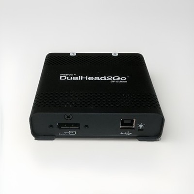 Matrox DualHead2Go - DP Edition - DisplayPort - Two Monitor Support - DGD-DP-MIF
