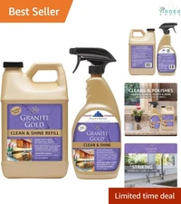 Stone Cleaner and Polish Spray for Natural Surfaces 88oz Citrus Safe