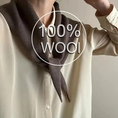 Woll Strick Dreieckstuch Warm Warm Tuch Neu Dreieck Strick Schals Winter
