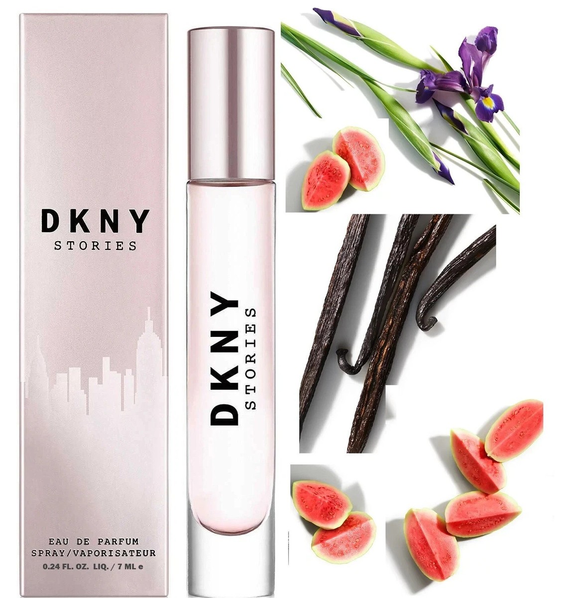 DKNY Stories edp Sensual Floral Perfume By Donna Karan 0.24 oz