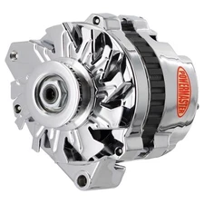 Powermaster Street Alternator 140 Amps Chrome Plated 12V Gm Cs130 Case 378611
