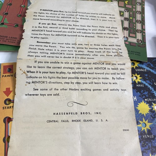 Hasbro's Electronic Wizard Mentor Game 1960 AS IS Untested Near Complete Vintage - Picture 3 of 9