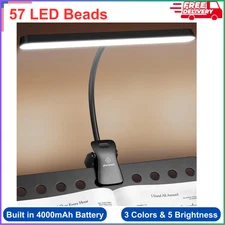 Glocusent 57 LED Super Bright Music Stand Light, Eye Caring Clip-on Piano Light