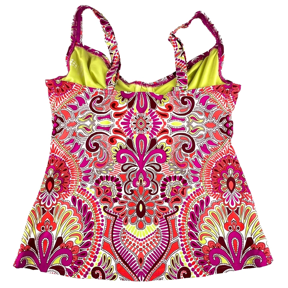 Camiseta de natación Title Nine bodacious rosa cachemira con aros para mujer talla 34DD Foto 4 de 4