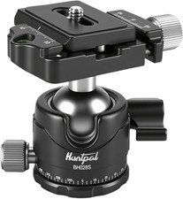 Tripod Ball Head Mount for Rifle Shooting Sticks Stands Gun Rest, Arca Swiss Pla