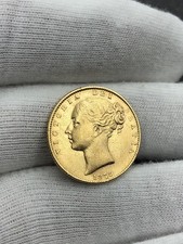 1870 Queen Victoria Shieldback Full Sovereign
