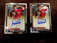 ADAM SERWINOWSKI 2024 1ST BOWMAN CHROME PROSPECT AUTOGRAPH  #CPA-ASE Lot {2}