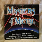 Masters Of Metal Vinyl LP 1984 K-Tel Compilation Iron Maiden Black Sabbath Dio