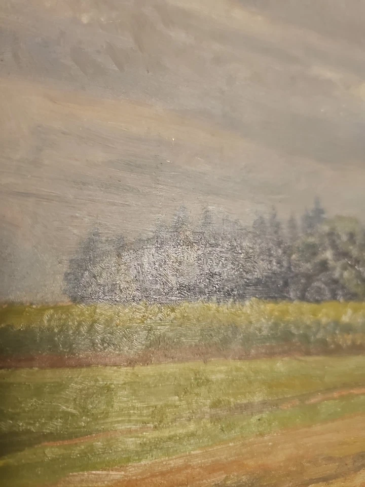 Hans Wagner Bild Landschaft 1948 Kein Versand Usa Fernost - Bild 3 von 4