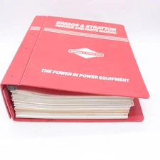 1990s Briggs & Stratton Service & Parts Manual Binder Engine Repair Reference