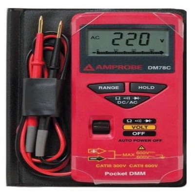 Amprobe DC78C Digitalmultimeter Taschenformat Stiftmultimeter