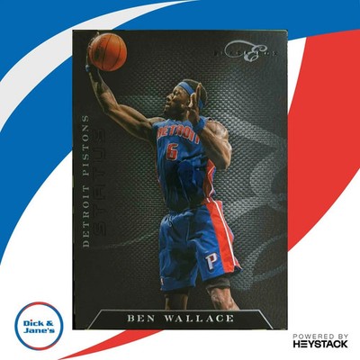 2010-11 Panini Elite Black Box Ben Wallace Status /99 #82 Detroit Pistons