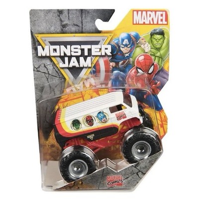 Monster Jam Truck Marvel Themen Marvel Comics Maßstab 1:64 Spin Master Neu/Versiegelt