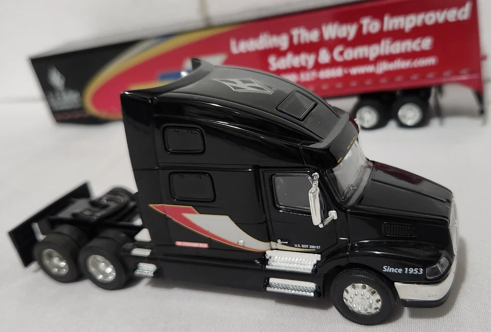 SpecCast JJ Keller Volvo 770 Diecast 1/64 Truck 53’ Trailer *Missing Dolly Legs* - Image 4 of 4