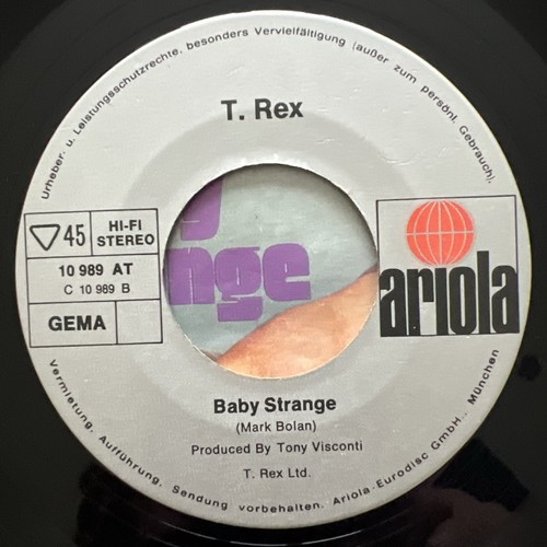 T. Rex – Telegram Sam 7'' Vinyl IMPORT 1972 CLEANED/PLAY TESTED VG+/VG+ VIDEO - Picture 5 of 8