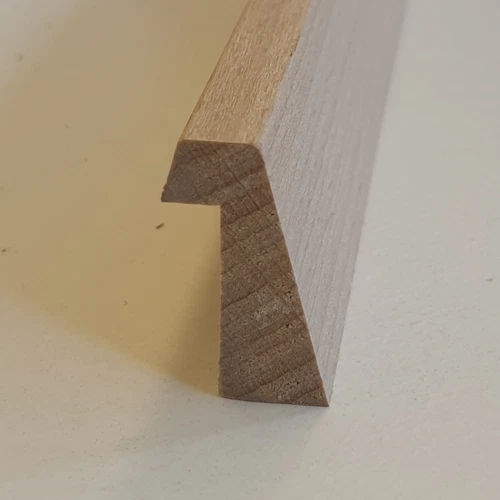 Holzleiste / Profilleiste / Glasleiste Profil 015 - 21,5x12,5 mm Länge ab 2,13 m