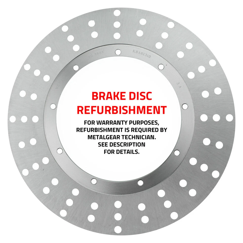 Disco de freno delantero izquierdo para Suzuki GS 550 T 1981-1981 Foto 3 de 4