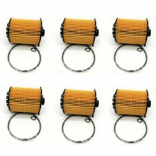 6Pc Oil Filter #31372212 For  Volvo S60 S80 V60 XC60 XC70 2015-2017 New 31372214