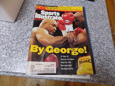 Michael Moorer Signed Sports Illustrated November 14 1994