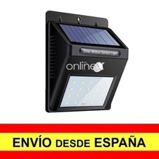 Foco Pared Solar 20 LED Sensor Movimiento…