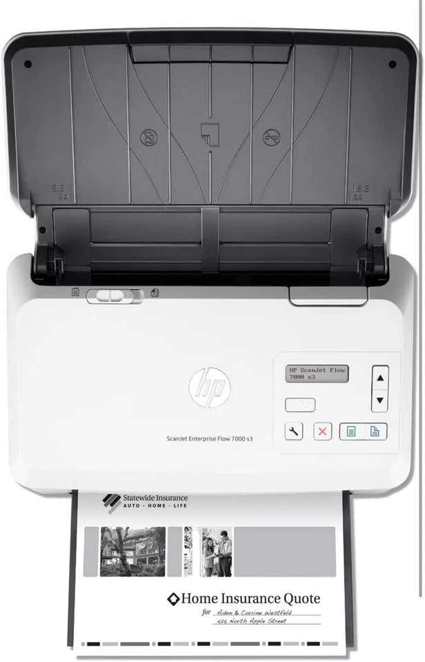 BRAND NEW HP ScanJet Enterprise Flow 7000 s3 Sheet-feed Scanner (L2757A) - Image 3 of 4