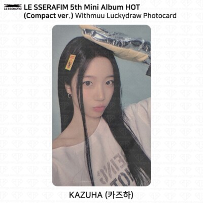 Le Sserafim 5th Mini Album HOT Withmuu Luckydraw Photocard KPOP K