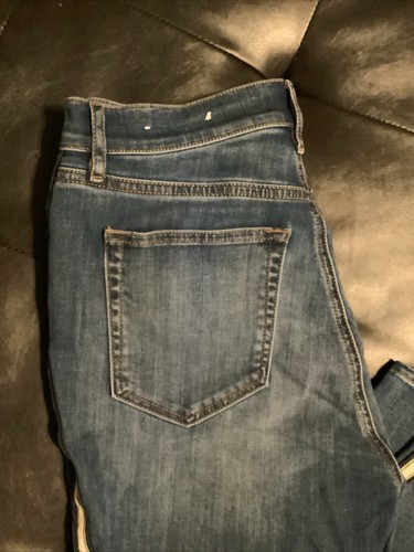 Loft High Rise Skinny Jeans 8P Side Ribbons NWOT - Picture 8 of 9