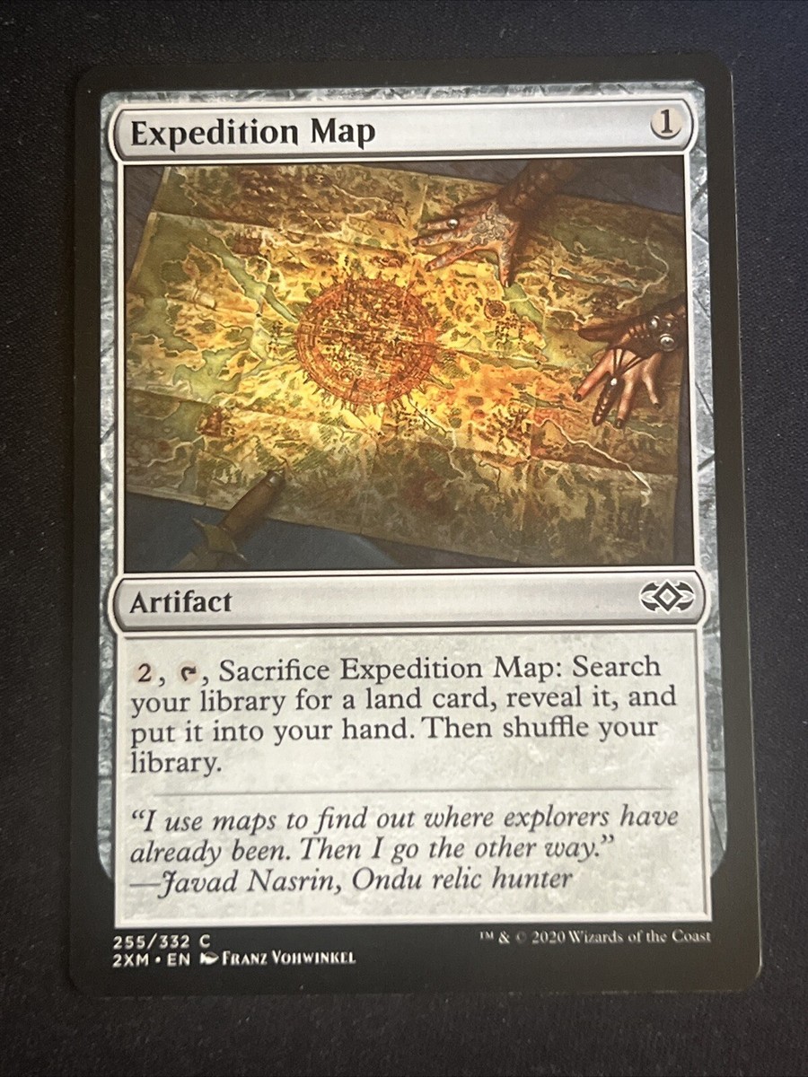 mtg cards like expedition map 1x (255) Double Masters LP Magic the Gathering x1 MKE Expedition Map (Uncharted) | Secret