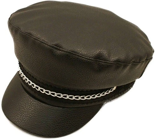 Gorra Gay Motociclista Pico Años 70 80 YMCA Gorras Para Hombres Ciervo Fiesta Cuero Look Orgullo Sombreros Foto 3 de 3