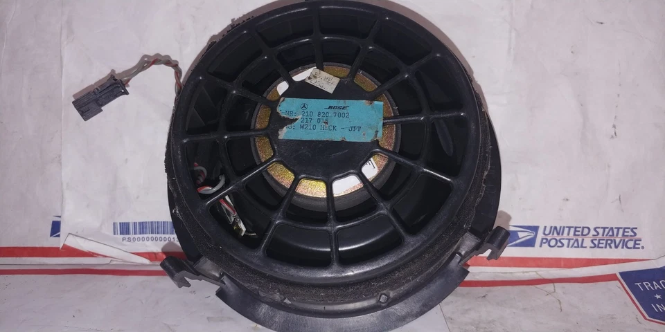 TESTED MERCEDES W210 E55 AMG BOSE REAR DASH PANEL SPEAKER SOUND SYSTEM WOOFER - Image 2 of 4