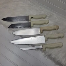 Lot Of 5 - VTG 15” Challenger Restaurant Kitchen KNIFE NSF Chef Santoku Fillet