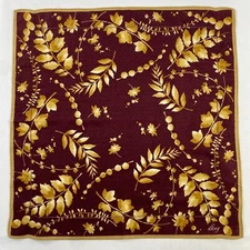 Vintage DKNY Handkerchief Pocket Square Bandana Neckerchief